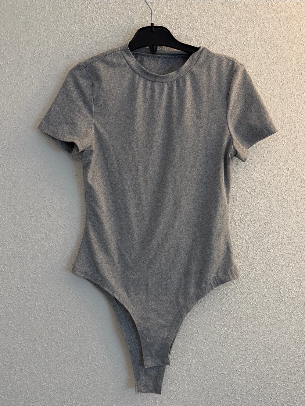 Women’s Short Sleeve One-Piece Bodysuit - Gray